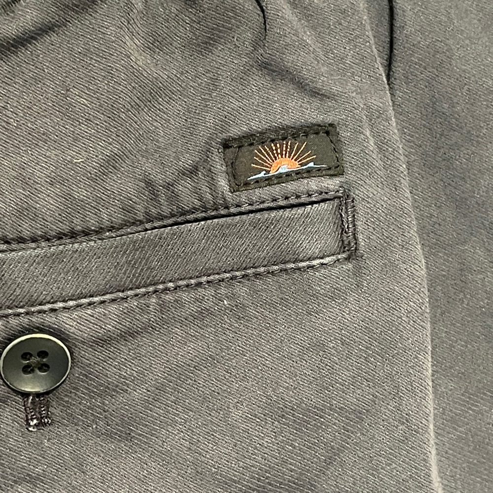 Faherty Essential Drawstring Washed Navy Blue Org… - image 3